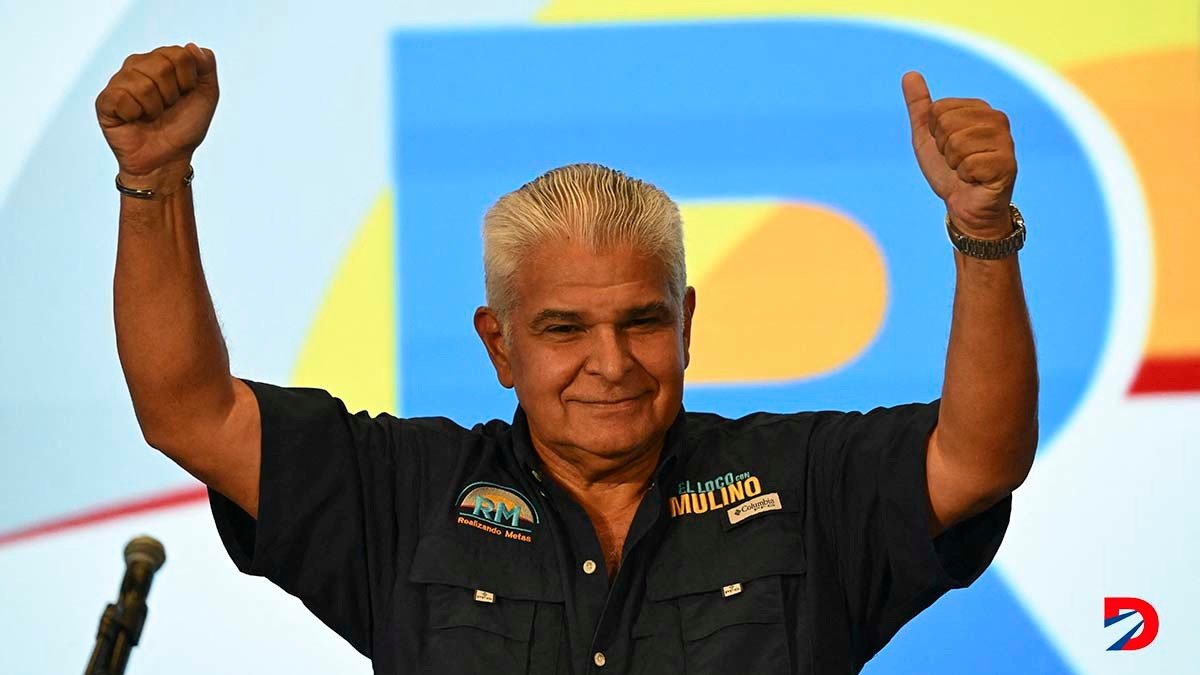 José Raúl Mulino se impuso en las elecciones presidenciales de Panamá, que se ganan por mayoría simple. Foto: Martín Bernetti / AFP.
